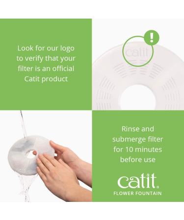 Catit Senses 2.0 Flower Fountain | Green Cat Drinking Water Fountain - Buy Online on SooperMarket.com