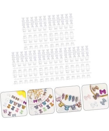 Healeved 3 Bear Head Nail Color Displaying Tool Transparent Nail Color Display Tool Bear Nail Color Displaying Tool Manicure Tools Nail Tools for Nail Art Nail Polish Polishing Plate - Buy Online on SooperMarket.com