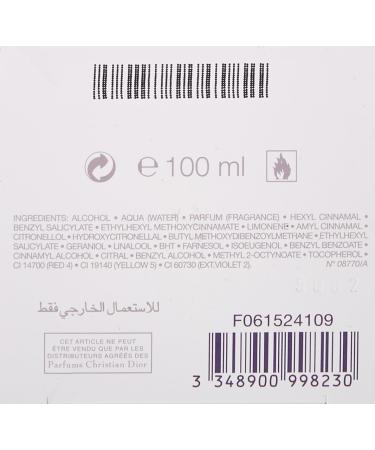 Jadore By Christian Dior For Women. Eau De Toilette Spray 3.4 Ounces(Packaging may vary) - Buy Online on SooperMarket.com