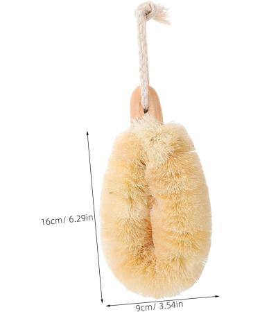 Buy Baluue Sisal Shower Brush - Wear-Resistant Bath Scrubber & Back Cleaning Sponge - Portable Body Care Tool - Buy Online on SooperMarket.com