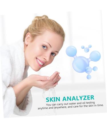 OSALADI 1 Set Moisture Tester Moisture Meter Skin Softness Analyzer Skin Analyzer Device Skin Analyser Facial Moisture Monitor Facial Monitor Skin Detector Pen Abs Face Sensor White - Buy Online on SooperMarket.com