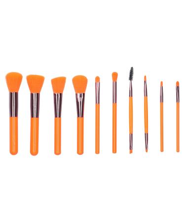 Eyeshadow Brush Cosmetic Brush Fit Skin Friendly Soft Hair Accurate Coloring Washable Reusable for Women Lady for Home Travel for Dating Party(orange)