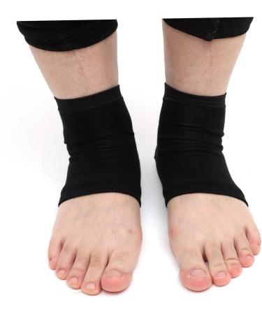 Healeved 10 Pairs Silicone Heel Socks Moisturizing Comfortable Foot Sleeves Cracked Heels Socks Heel Socks for Cracked Heel Moisture Socks for Dry Feet Toeless Socks Replaceable High Heels 14x12cm - Buy Online on SooperMarket.com