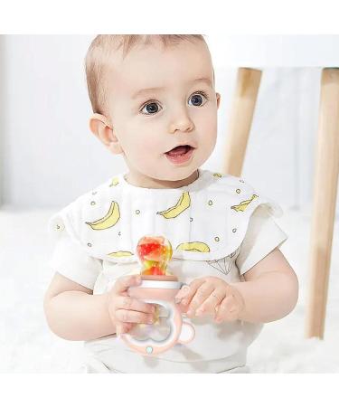 Silicone Baby Food Feeder & Nibbler - Soft Fruit Feeder Pacifier for Infants | Safe Fresh Food & Bite Rings - Buy Online on SooperMarket.com