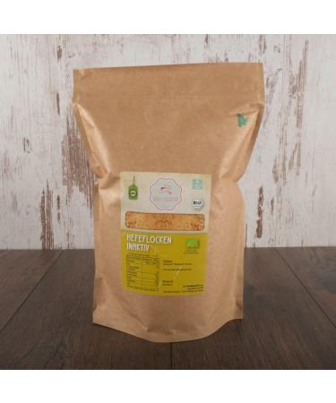 s ssundclever.de organic yeast flakes | inactive | vegan cheese | 500g | nutritional yeast | plastic-free and ecologically sustainable packaging