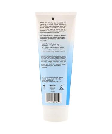 Nature's Gate Natural Seaweed Body Scrub - Vegan Non-GMO Gluten-Free Exfoliator - 8oz | Softens & Hydrates Skin - Buy Online on SooperMarket.com