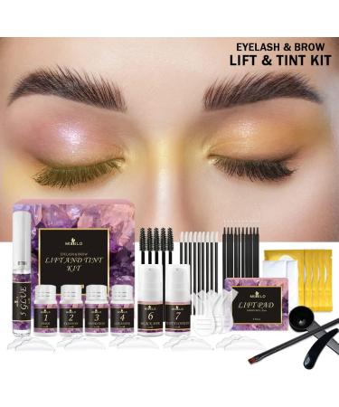 Joyeee 2 In1 Eyelash and Brow Lamination Kit Professional Eyelash Eyebrow Lift Kit Lash Lift and Tint Kit Semi-Permanent Curling Perming Wave Suitable For Home Salon Use - Buy Online on SooperMarket.com