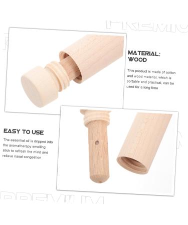 Wooden Incense Sticks Set with Nasal Tube Inhaler - Fragrance Sniffing Stick - Buy Online on SooperMarket.com