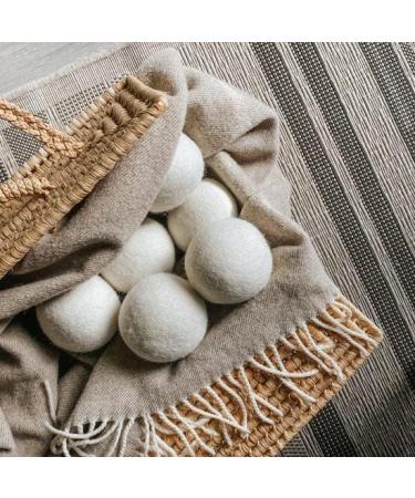 A2ZWORLD Pack of 6 Dryer Balls Diameter 5 cm Natural Softener Reusable - Buy Online on SooperMarket.com