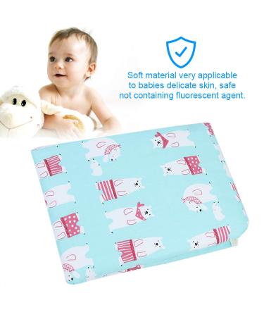 Buy Waterproof Breathable Baby Mattress Wrap - Washable & Reusable Diaper Support for Kids & Adults (Blue) | International Shipping Available - Buy Online on SooperMarket.com