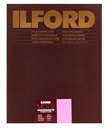Ilford Multigrade FB Warmtone VC Variable Contrast B & W Enlarging Paper - 8x10"-100 Sheets - Glossy Surface