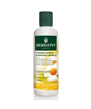 Herbatint Chamomile Shampoo Naturally Enhances Highlights - Parabens And Sodium Lauryl Sulfate-Free 260 mL