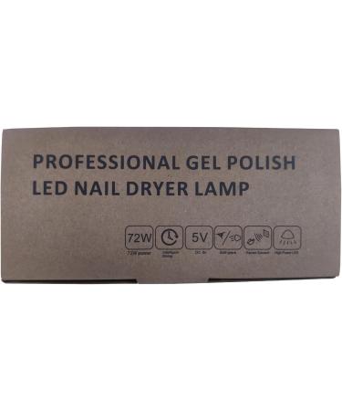 LKE LED UV Nail Lamp for Gel Nails - Professional Faster Nail Dryer with 3 Timers and Automatic Sensor - Buy Online on SooperMarket.com