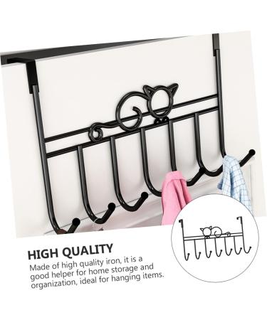 ABOOFAN 7 Door Hook Coat Hangers Hat Hangers Rustic Decor Over Door Organizer Hanging Office Storage Rack - Buy Online on SooperMarket.com