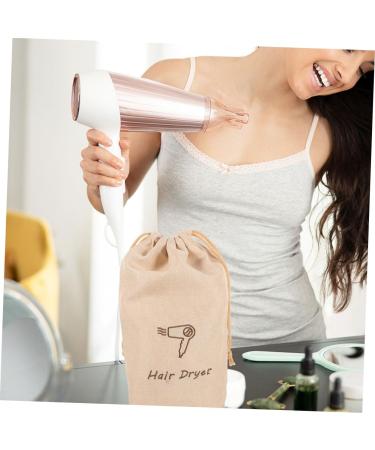 PLAFOPE Hair Dryer Bag Storage Portable Pouch Draw Bag Dryer Travel Organizer for Hair Multi-use Linen Linen Hair Dryer Bag - Buy Online on SooperMarket.com