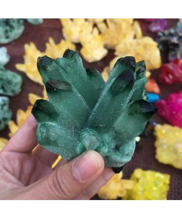 Specimen Healed 260g Natural Crystal Green Ghost Crystal Cluster As a Gift kaixun - Buy Online on SooperMarket.com