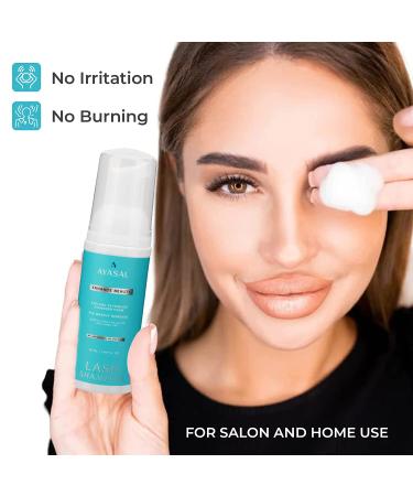 Premium Oil-Free Lash Shampoo for Eyelash Extensions - Gentle Cleanser and Care Remover - Buy Online on SooperMarket.com