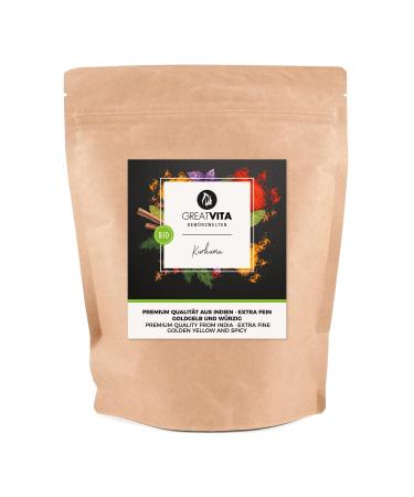 GreatVita Organic Turmeric Powder 250g finely ground Turmeric Root Curcumin Powder 100% natural 250 g