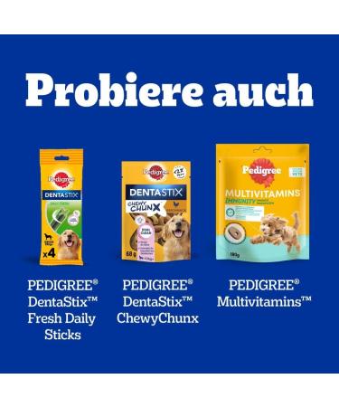 Pedigree Dentastix Daily Oral Care for Large Dogs (25kg+) 56 Pieces - Chicken & Beef Dog Treats for Healthy Teeth - Buy Online on SooperMarket.com