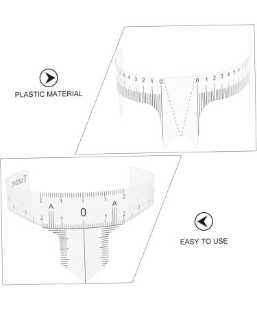 WOFASHPURET 10pcs Eyebrow Design Ruler Beauty Tools Brow Ruler Sticker Eyebrow Shape Face Ruler Measurer Shaping - Buy Online on SooperMarket.com