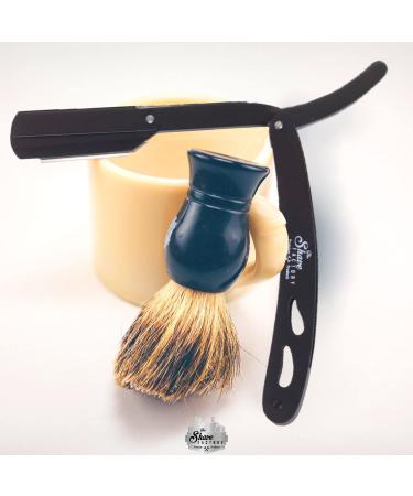 Buy The Shave Factory Premium Starter Shave Kit - Straight Edge & Single Edge Razor with Styptic Powder | International Shipping Available - Buy Online on SooperMarket.com