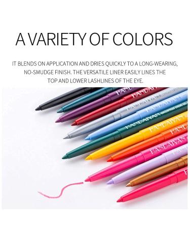 Luxsea Eye Liner Pencil Set - 20 Colors, Waterproof, Matte, Long Lasting Makeup Pencils - Quick Dry Ultra Eyeliner Set for Women - 20 PCS, Colored Eyeliners and Shadow Pencils - Buy Online on SooperMarket.com