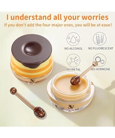 Buy Honey Pot Propolis Lip Balm - Hydrating Moisturizing Lip Mask for Nourished Lips | Anti-Wrinkle Overnight Repair Care for Men & Women - Buy Online on SooperMarket.com
