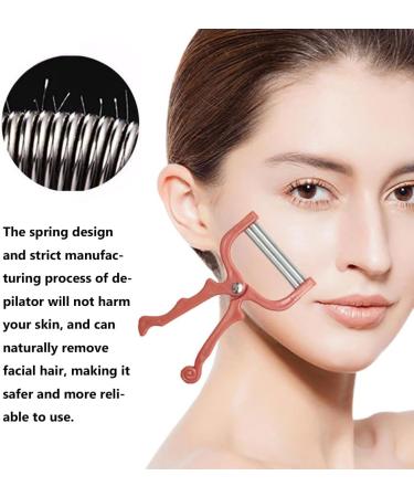 4-Piece Manual Hair Removal Spring Set - Portable Face & Body Epilator Beauty Tools - Buy Online on SooperMarket.com