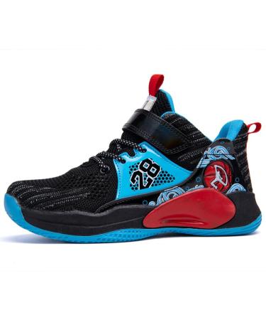 Adoff basketball shoes for children casual shoes board shoes sports shoes for students children's shoes 35 EU black blue