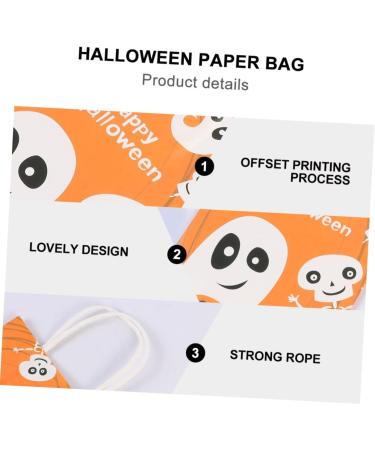 KALLORY 1 set 6 pcs Pattern Ghost Handbag Tote Portable Creative Bag Ing of Storage Decorative Candy - Buy Online on SooperMarket.com