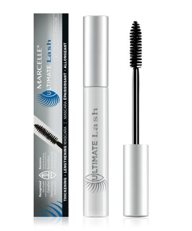 Marcelle Ultimate Lash Mascara  Dark Brown  Hypoallergenic and Fragrance-Free  8.5 mL Dark Brown 0.3 Ounce (pack of 1)