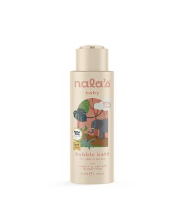 Nala's Baby Bubble Bath | Award-Winning | 97% Natural | Dermatologically-Tested and Paediatrician-Approved | Soothing Oat Milk Camomile and Vitamin E | Vegan | 200ml and 400ml | Nalas Baby 400.00 ml (Pack of 1)