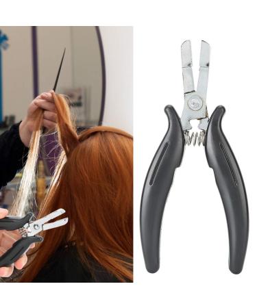 Hair Extension Pliers for Micro Rings Beads Professional Hair Extension Tool Black Microring Pliers Keratin Extension Plie Spring Design These Hair Extension Plie