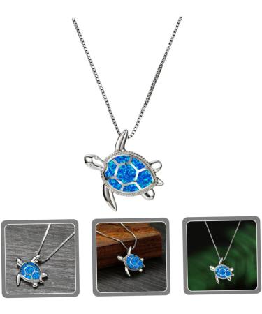ibasenice Turtle Necklace Sea Neck Themed Pendant Theme Fashionable Beach Fashion Accessory Jewelry Necklace Ocean Turtle - Buy Online on SooperMarket.com