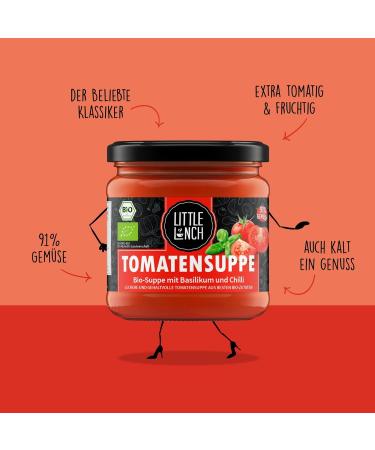 Buy Little Lunch Organic Tomato Soup - 100% Organic Vegan Gluten-Free No Added Sugar 350ml - Buy Online on SooperMarket.com