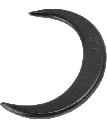 Moon Hairpin Exquisite Small Size Decorative Moon Hair Fork for Daily Travel (Black) - Buy Online on SooperMarket.com