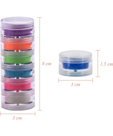 Duufin 36 Colors Pigment Nail Powder - Luminous Iridescent Pearlescent Powder for Nail Art, Body & Crafts - Buy Online on SooperMarket.com