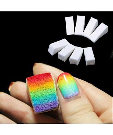 8Pcs Nail Soft Sponges for Color Fade Manicure Nail Art Accessories - Buy Online on SooperMarket.com