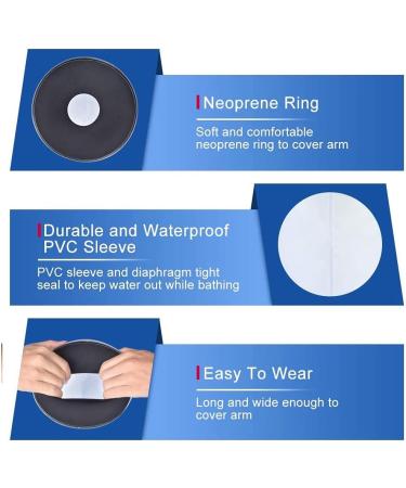 Mautacly Waterproof Cast Cover Arm Adult Forearm for Shower Bath Swimming Watertight Protection Wrists Wound - Buy Online on SooperMarket.com