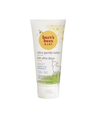 Burt's Bees Baby Lotion Ultra Gentle Baby Moisturiser for Sensitive Skin Paediatrician-Tested 170 g