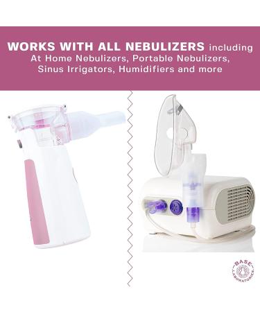Base Labs 7% Hypertonic Saline Solution for Nebulizer Machine - 75 Vials (5ml) - Respiratory Treatment for Clearing Lungs - Inhalation Saline Solution - Buy Online on SooperMarket.com