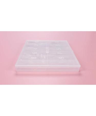 500 Pieces Clear French False Nail Tips with Box - Acrylic Artificial Nails for Women & Girls (10 Sizes) - Buy Online on SooperMarket.com