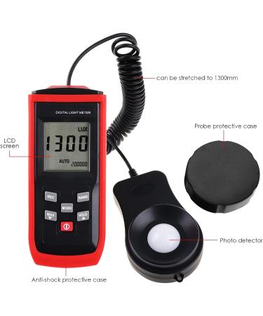 Digital Light Meter Illuminance Lux Meter with Record Function  0200 000 Measurement Range Flexible Sensor Light Tester for Photography  Plants  Indoor  Outdoor - Buy Online on SooperMarket.com
