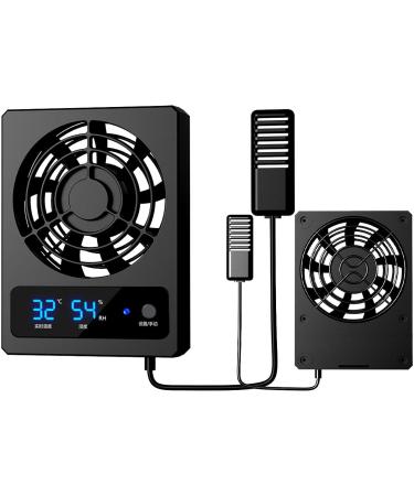 Neamou Reptile Fan - Smart Cooling Fan for Reptile Tank with LED Display | Strong Wind Vent Fan Low Noise Cooling Fan for Amphibians Reptiles Snakes B: Celsius ( ) - Buy Online on SooperMarket.com