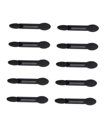 FOYTOKI 10pcs Eye Shadow Sponge Applicator Maquillaje Fard Eyeshadow Dual Sides Eyeshadow Black