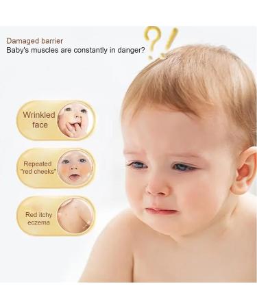 Baby Skin Cream Gentle Skin Relief Cream Deep Hydration Skin Relief Gentle Ingredients for Daily Use 200g - Buy Online on SooperMarket.com