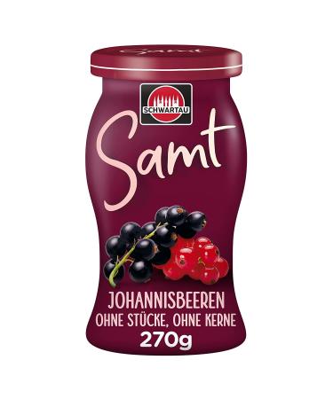 Schwartau Samt Currants fruit spread without pieces & seeds 270g 270 g (1 pack) Currant