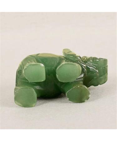 Handmade Carved Tangling Jade Elephant Gemstone Natural Crystal Figurine Good Luck Ornaments FZUGEDRLI (Color : White Stone) - Buy Online on SooperMarket.com