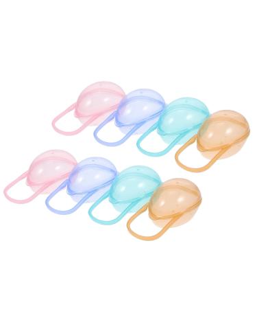 Baby Pacifier 8pcs Pacifier Case Pacifier Holder Cover Portable Pacifier Box Nipple Shield Case for Baby Infant Supplies Pacifier Holder Case Pacifiers