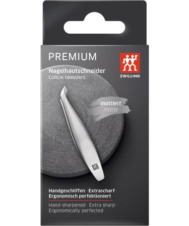 ZWILLING Cuticle Clippers (Precise Removal of Cuticle Remnants Sharp Angled Cutting Hypoallergenic) Matted Premium Silver - Buy Online on SooperMarket.com